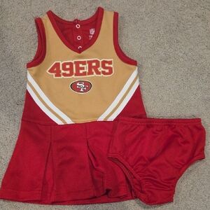49ers cheerleading outfit